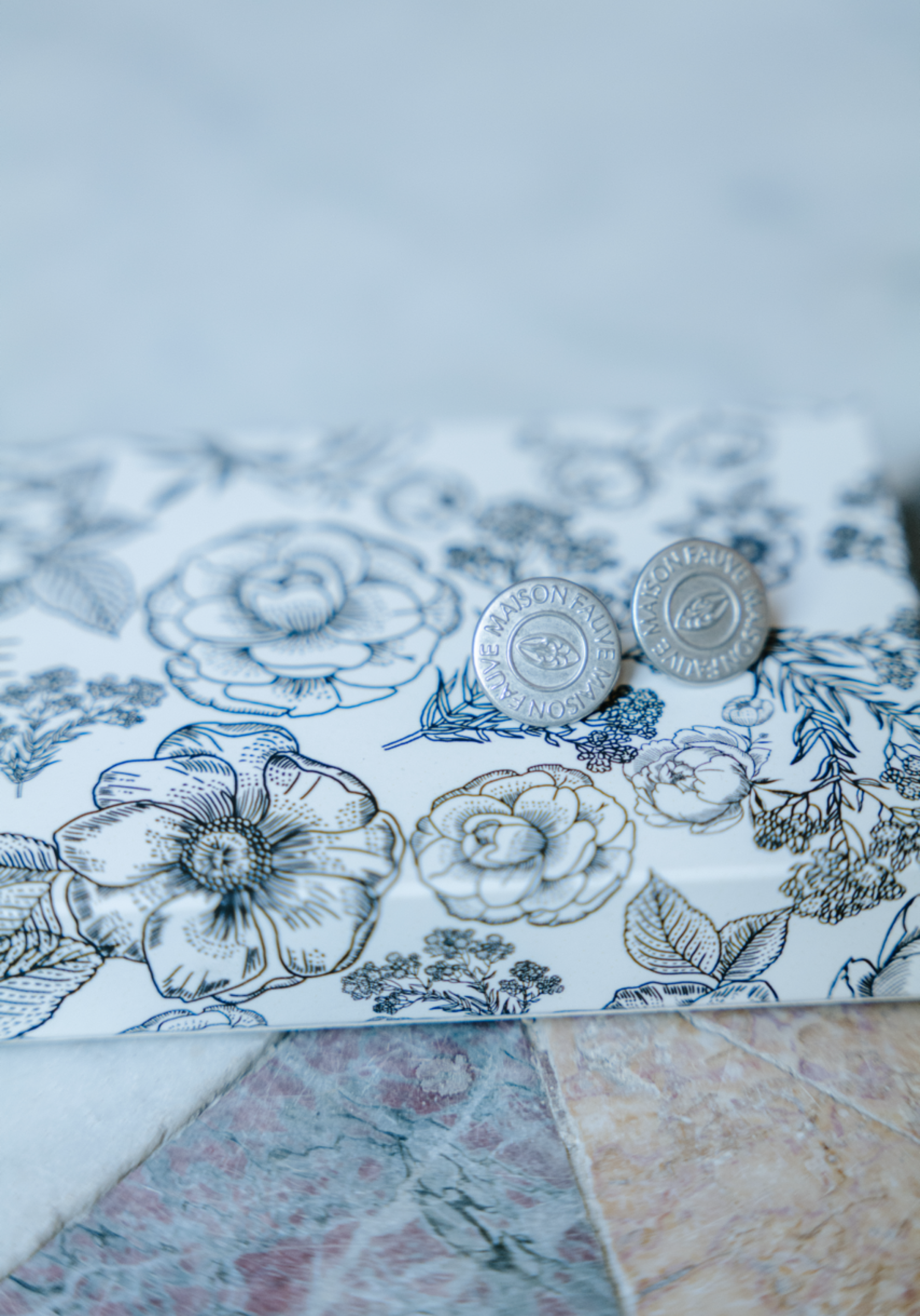 Bouton Jean Maison Fauve Argent