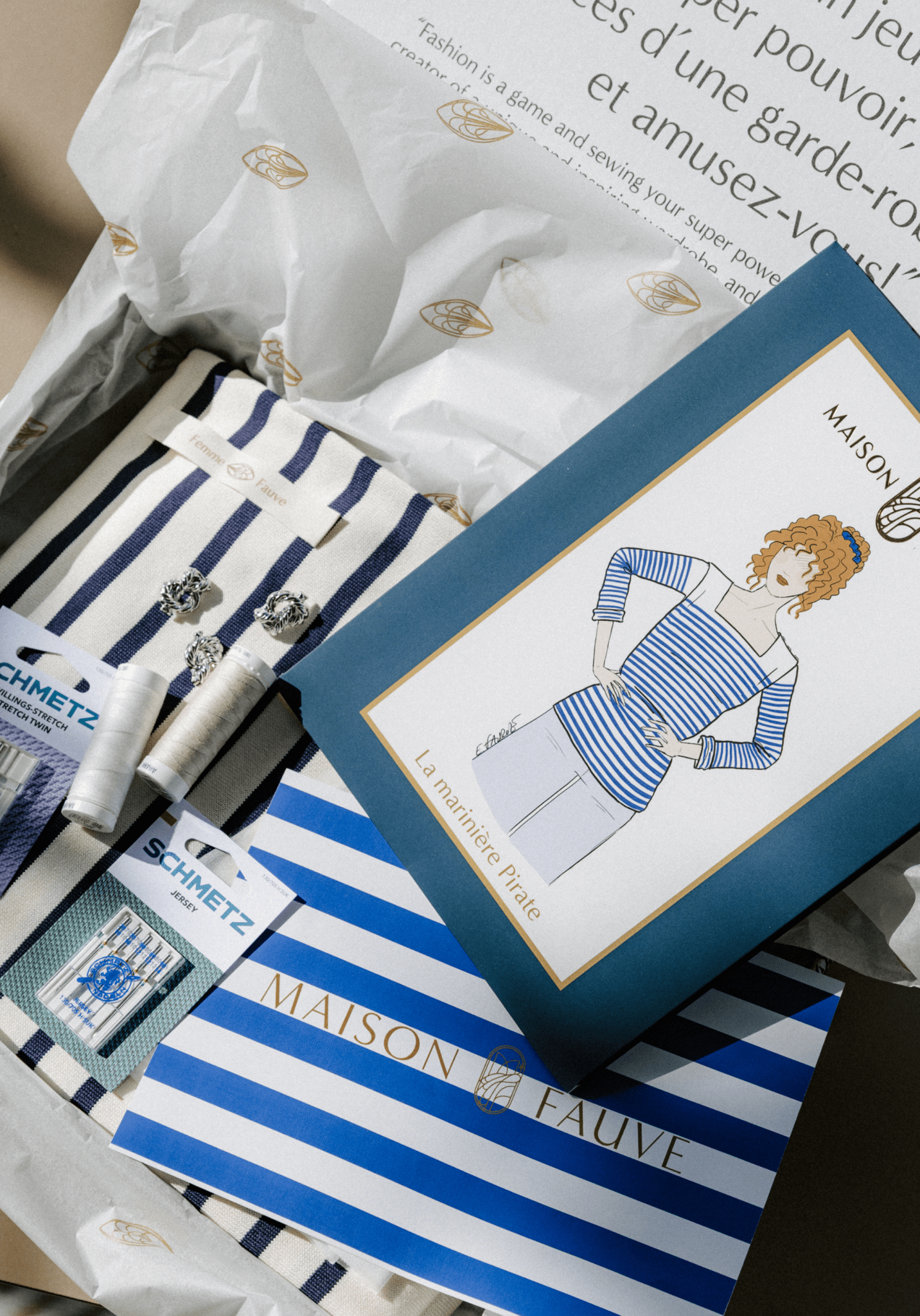 Box Couture - La Marinière Pirate - Maison Fauve