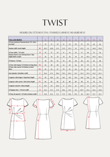 Box Couture - La Robe Drapée Twist - Maison Fauve