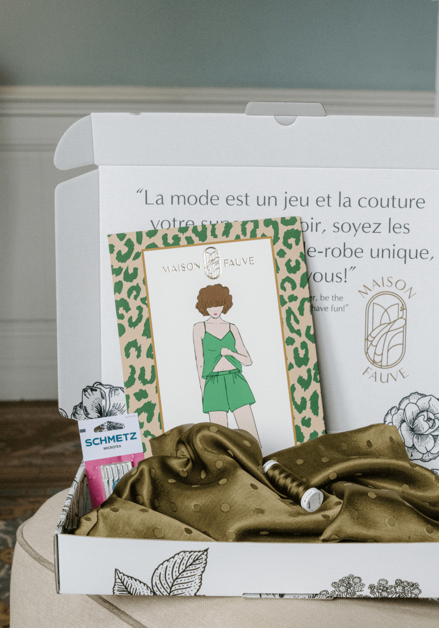 Box Couture - Le Pyjama Blush Songe - Maison Fauve