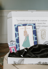 Valentine's Day babydoll sewing kit - Paola and Jacquard Lucente pattern