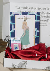 Valentine's Day babydoll sewing kit - Paola and Jacquard Lucente pattern