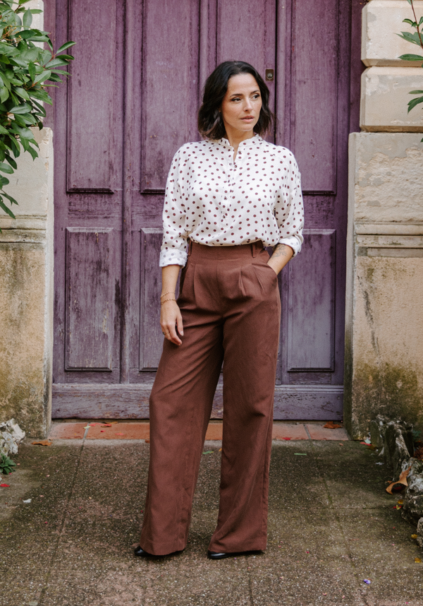 Patron couture pantalon Brooklyn / Patron pochette