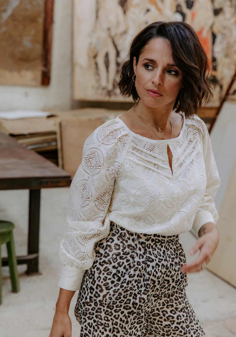 Chelsea Blouse Sewing Pattern / PDF (A4, A3, A0, US Letter) - Frames, Layers by Size, Video Projection