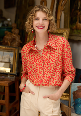 Patron couture chemisier Scala  / PDF (A4, A3, A0, US Letter) - Cadres, Calques par Taille, Vidéoprojection