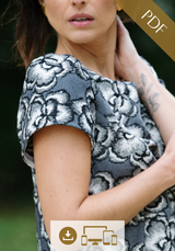 Cicadella blouse sewing pattern / PDF (A4, A3, A0, US Letter) - Frames, Layers by Size, Video projection