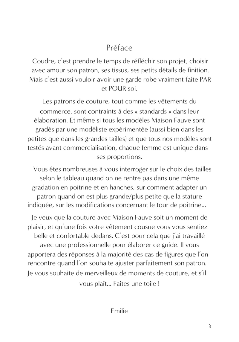 Petit guide de couture sur-mesure par Maison Fauve : Comment adapter les patrons en fonction de sa morphologie ?