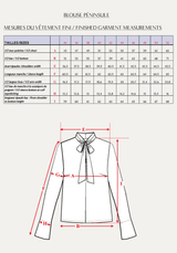 Complément patron couture gratuit robe Péninsule - version blouse (PDF à télécharger) - Maison Fauve