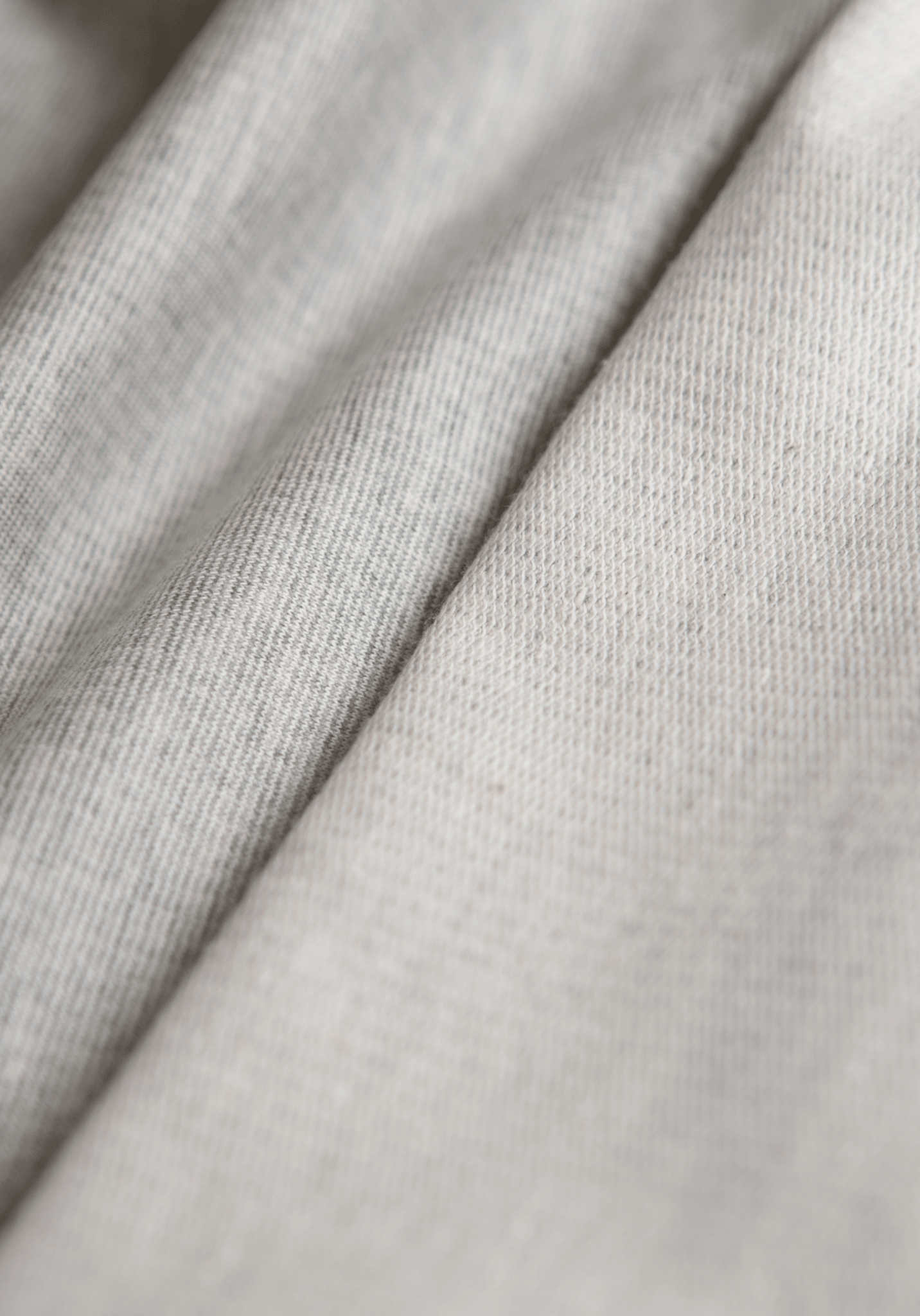 COUPON 130 cm - Tissu sweat léger Jersey gris - Felpa - Maison Fauve