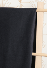 COUPON 210 cm - Tissu lainage manteaux Encre - Maison Fauve