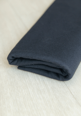COUPON 210 cm - Tissu lainage manteaux Encre - Maison Fauve