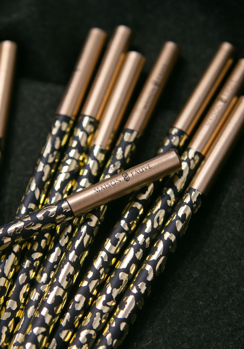 Crayon craie blanc Léopard – Édition Maison Fauve