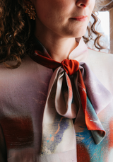 Tissu crêpe de viscose imprimée Graffiti - 2 coloris