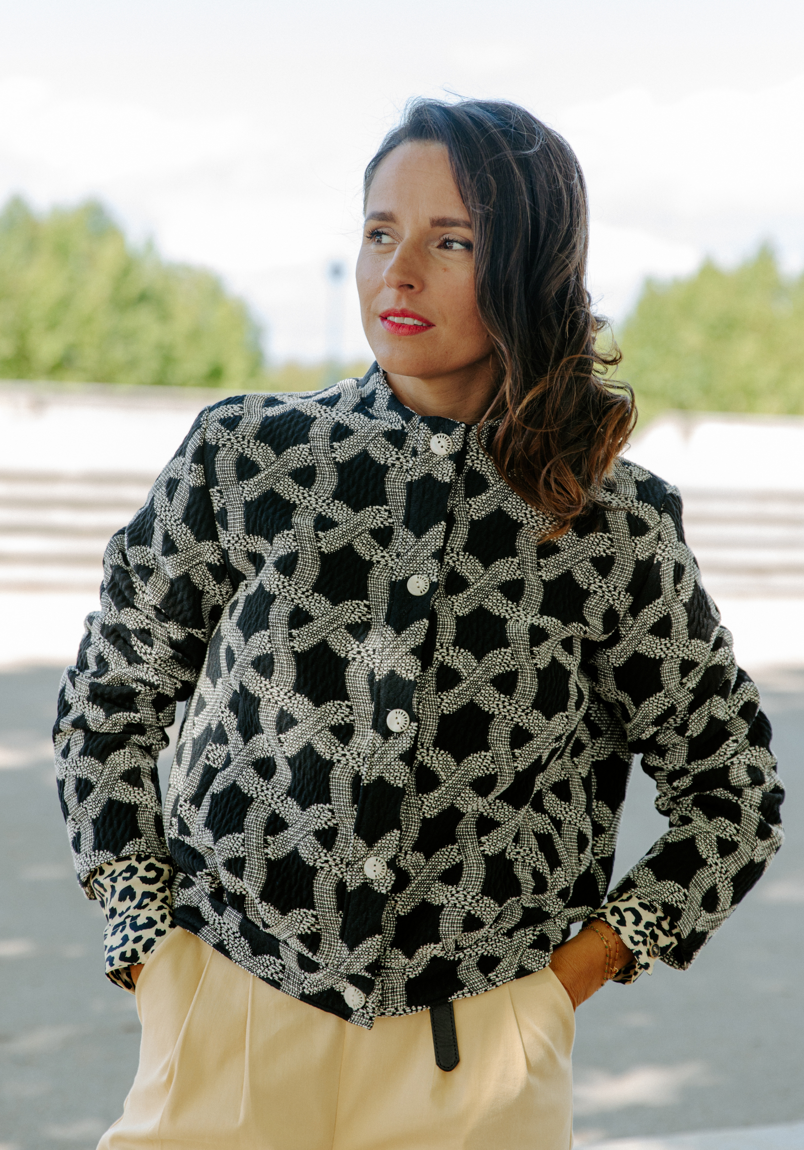 ジャケット・ブルゾン Misha & Puff lattice directors jacket 4y Dandelion jacket sewing pattern / Pouch pattern – Maison Fauve