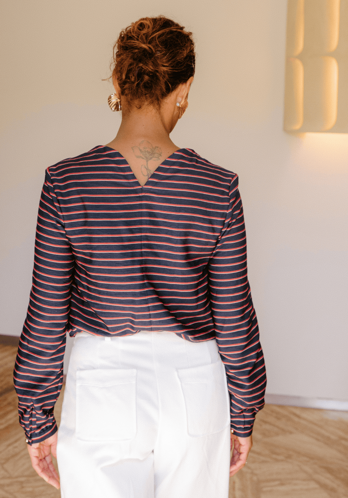 Denim blanc cassé écru – 100% coton - Maison Fauve