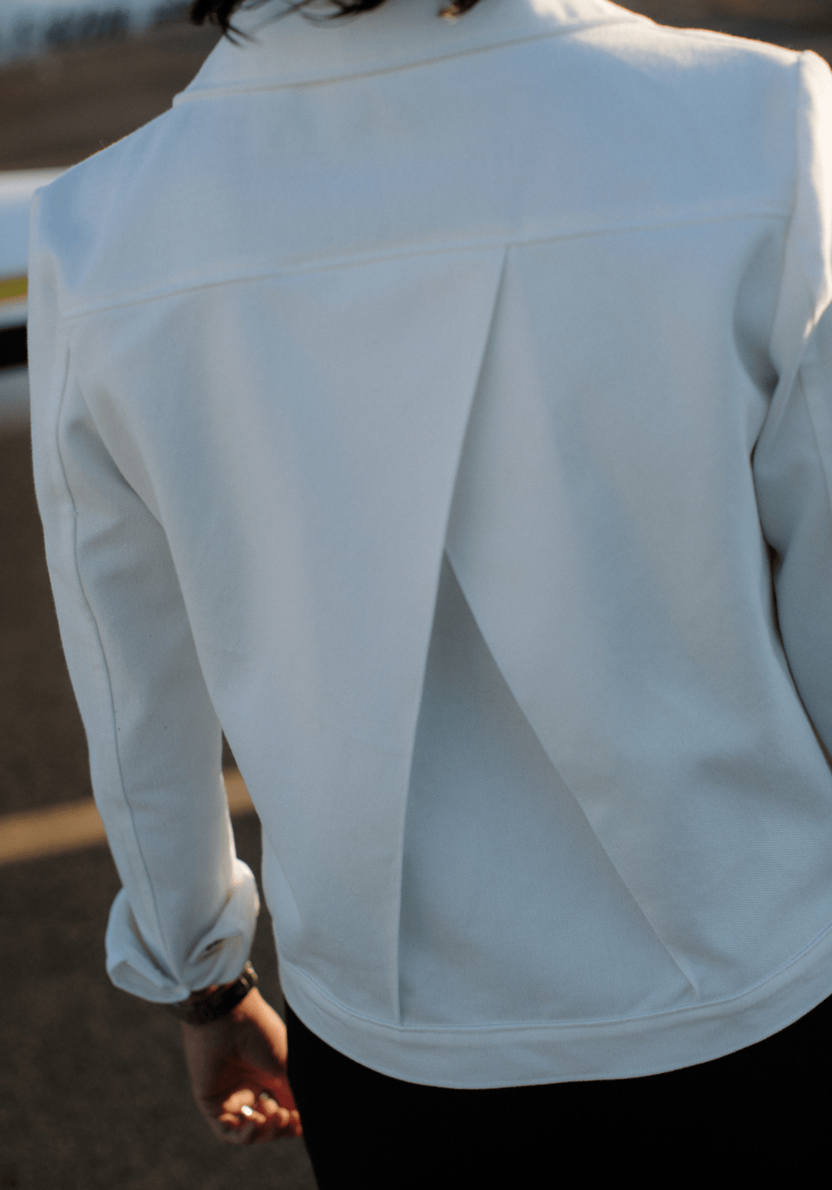 Denim blanc cassé écru – 100% coton - Maison Fauve