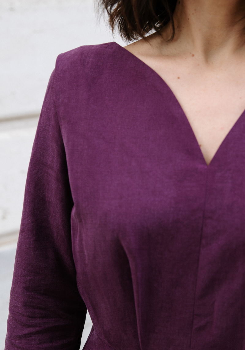 Tissu doupion de tencel, lin et coton - Plusieurs couleurs