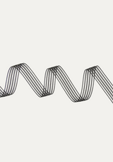 Ruban élastique fronceur – Noir ou Blanc 15 mm - vendu par CM