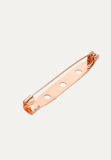 Épingles de sûreté métalliques pour broche – 40 mm - Doré, Argenté, Or Rose ou Bronze