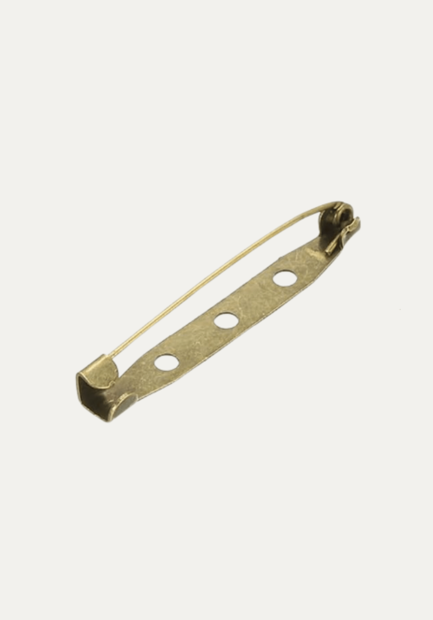 Épingles de sûreté métalliques pour broche – 40 mm - Doré, Argenté, Or Rose ou Bronze - Maison Fauve