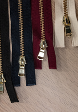 Zip 45 cm séparable pour veste et blouson - Plusieurs coloris