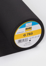 Vlieseline G785 Black or White Iron-On Interfacing - Per 10 cm
