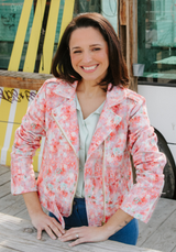 Tissu gabardine de coton imprimée Ghost Flower - Plusieurs coloris