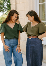 Complément PDF gratuit Blouse Cuba Libre / PDF (A4, A3, A0, US Letter) - Cadres, Calques par Taille, Vidéoprojection