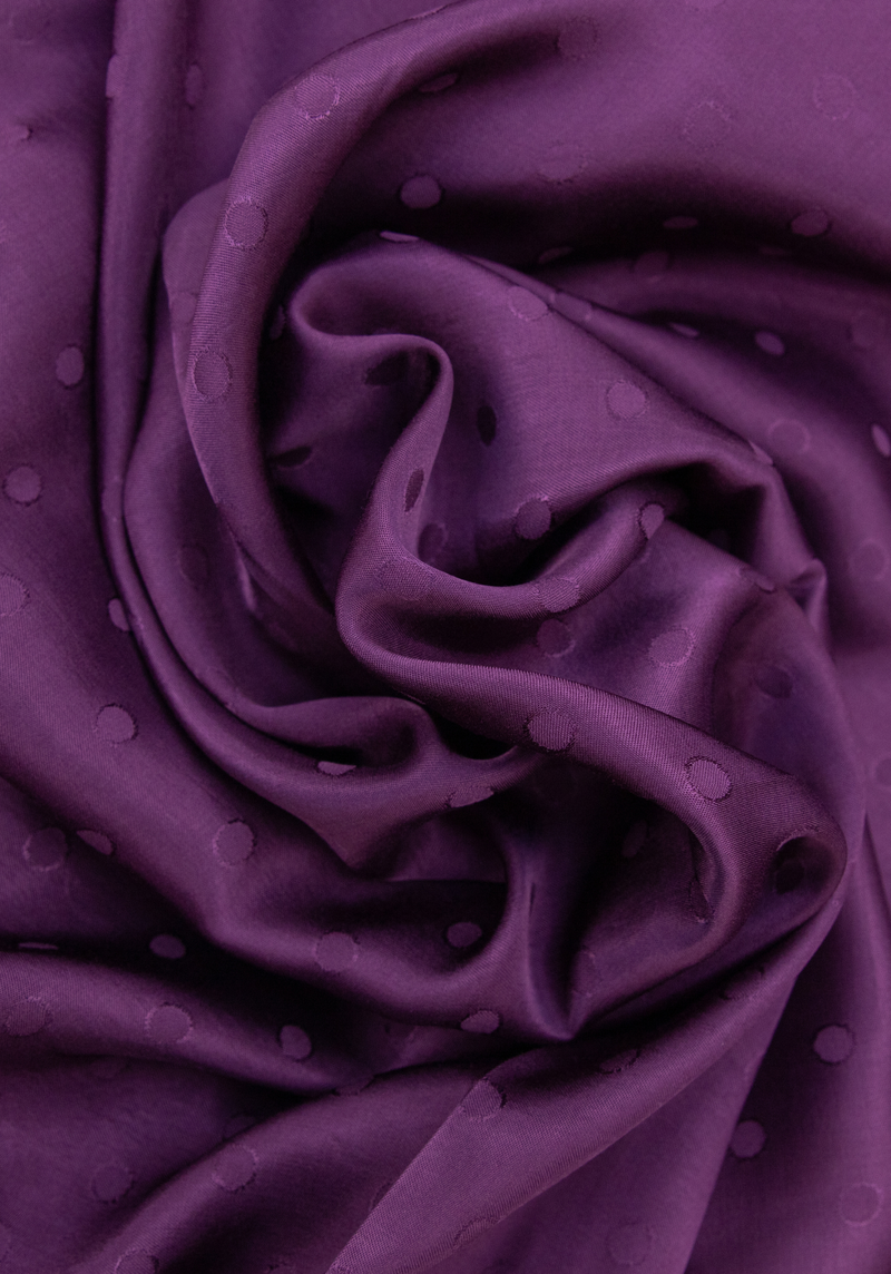 Tissu jacquard pois Lucente - Plusieurs couleurs