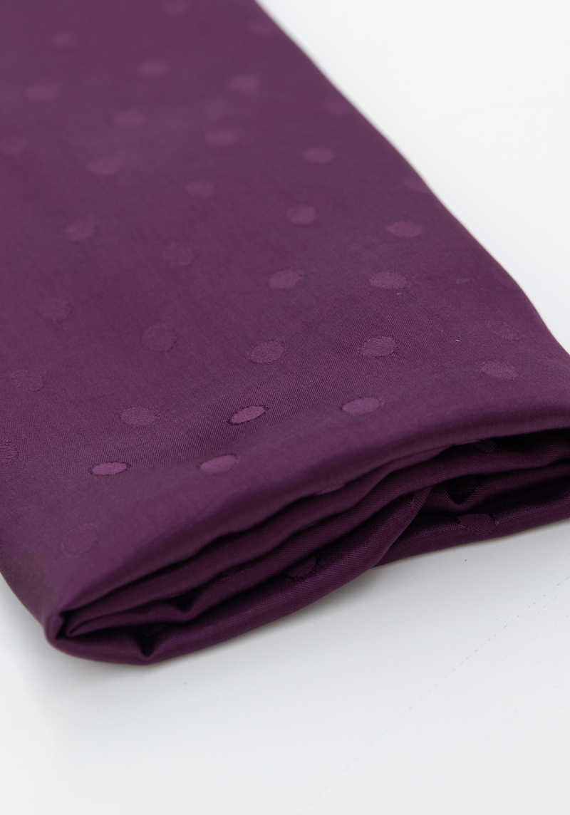 Tissu jacquard pois Lucente - Plusieurs couleurs