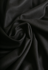 Lainage Flanelle manteau – 100% Laine - Noir