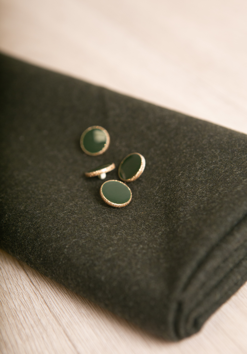 Lainage Loden Fluide – 100% Laine Vierge - Forest