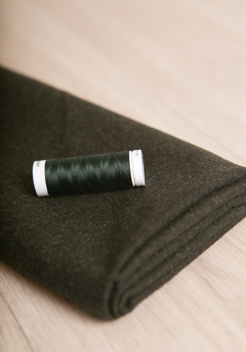 Lainage Loden Fluide – 100% Laine Vierge - Forest
