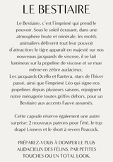 Le Lookbook de la capsule LE BESTIAIRE