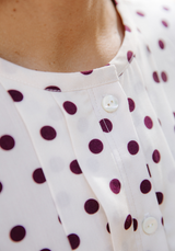 Tissu popeline de viscose imprimée Lunares - Plusieurs coloris