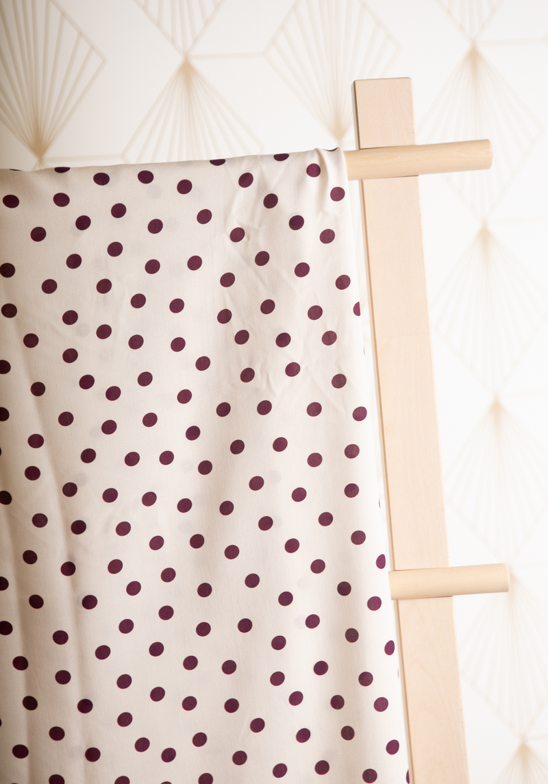 Tissu popeline de viscose imprimée Lunares - Plusieurs coloris