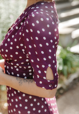 Tissu popeline de viscose imprimée Lunares - Plusieurs coloris