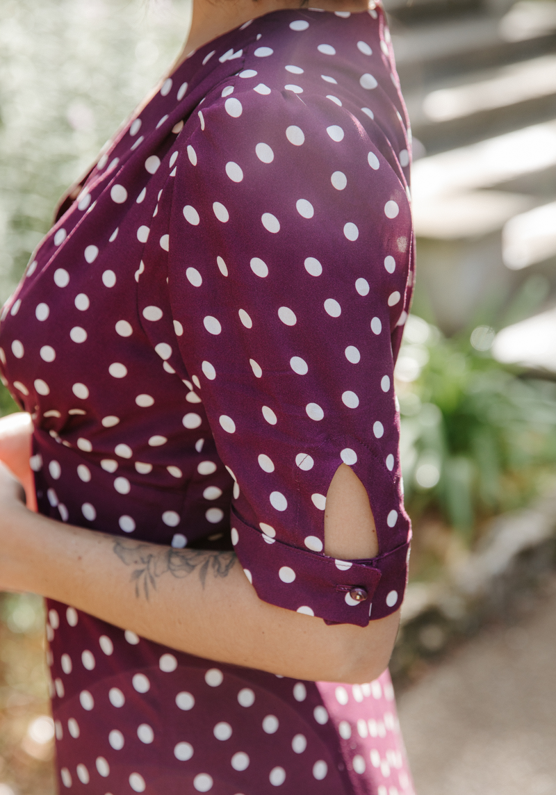 Tissu popeline de viscose imprimée Lunares - Plusieurs coloris