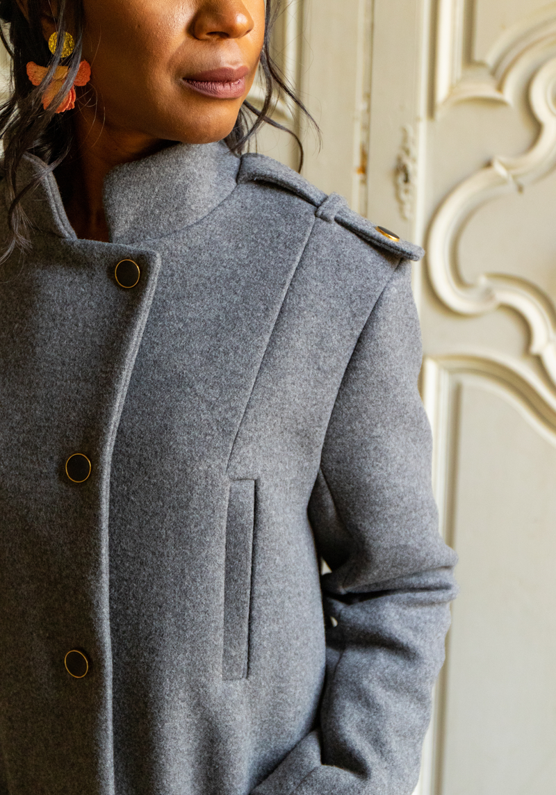 Patron couture manteau Tigris / PDF (A4, A3, A0, US Letter) - Cadres, Calques par Taille, Vidéoprojection