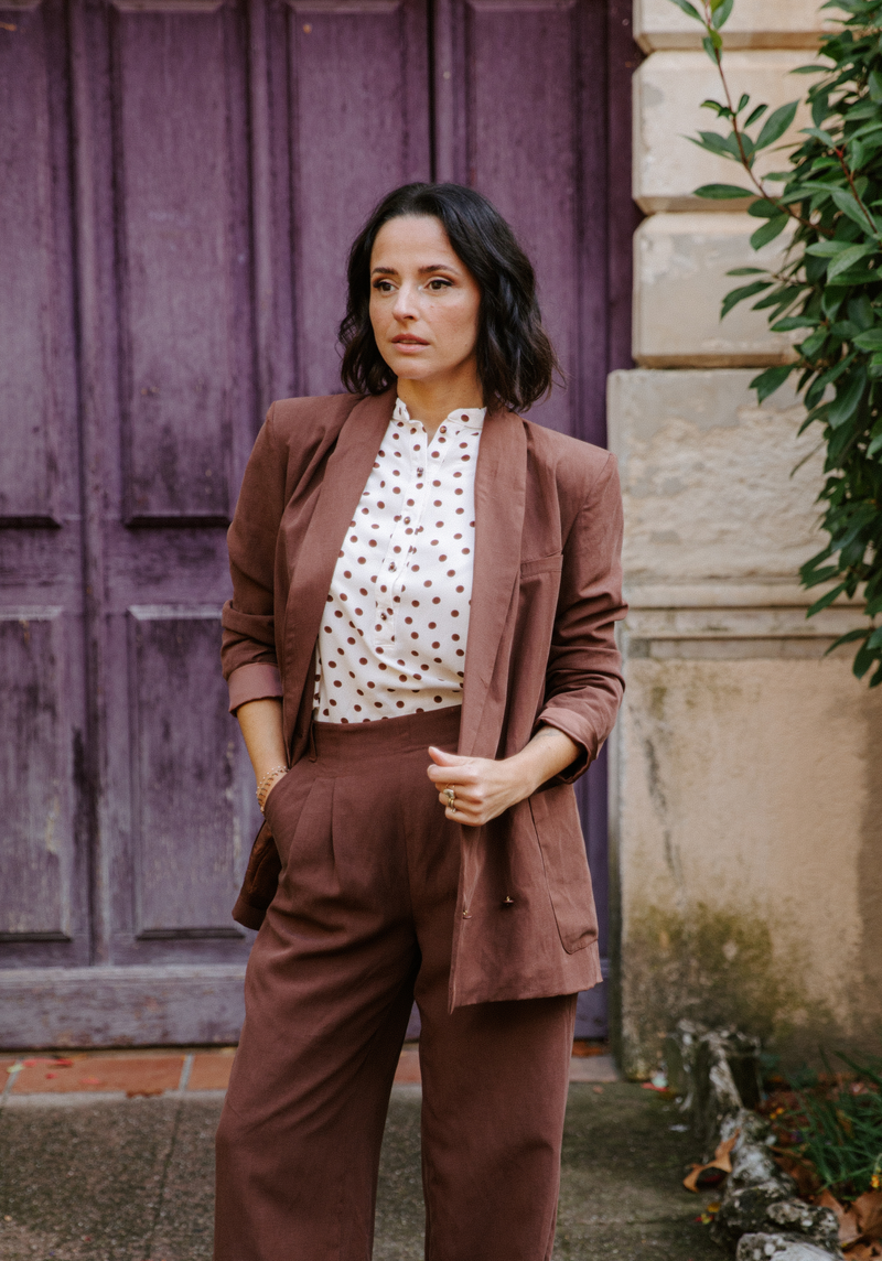 Patron couture blazer Mimosa - Patron pochette