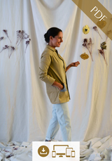 Criollo Jacket Sewing Pattern / PDF (A4, A3, A0, US Letter) - Frames, Layers by Size, Video Projection