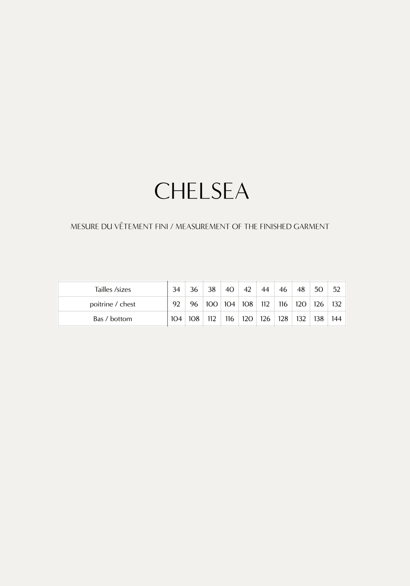 Patron couture blouse Chelsea / PDF (A4, A3, A0, US Letter) - Cadres, Calques par Taille, Vidéoprojection - Maison Fauve