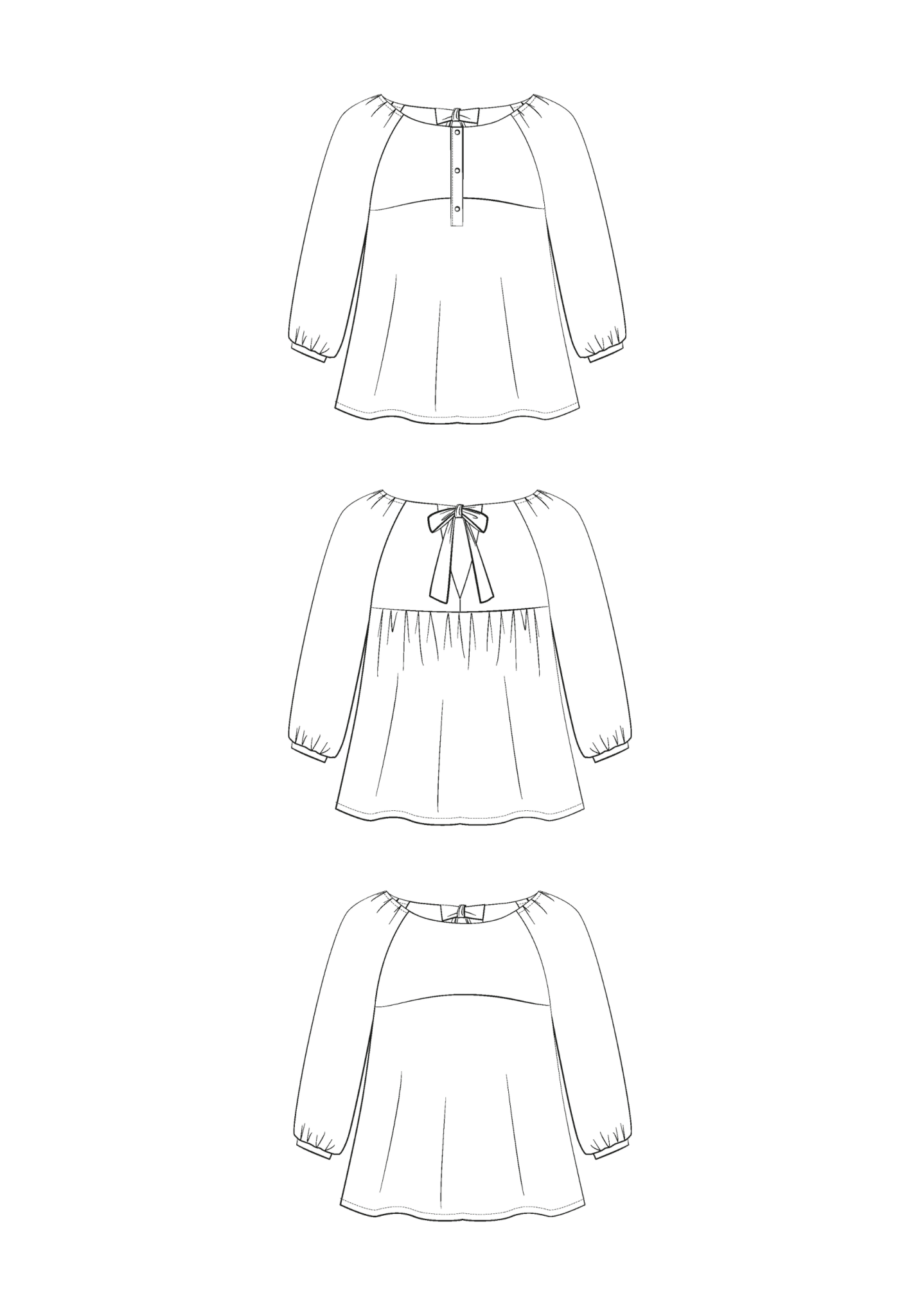 Patron couture blouse Hespéride - Patron pochette - Maison Fauve