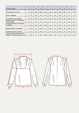 Patron couture blouse Tempête / PDF (A4, A3, A0, US Letter) - Cadres, Calques par Taille, Vidéoprojection - Maison Fauve