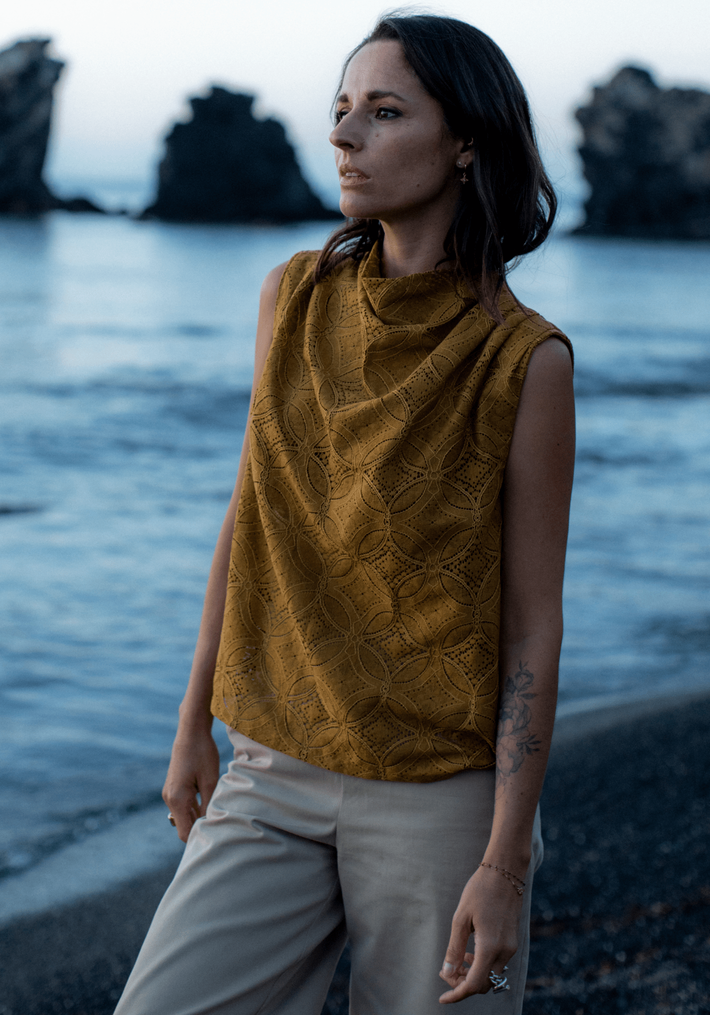 Patron couture blouse Tempête / PDF (A4, A3, A0, US Letter) - Cadres, Calques par Taille, Vidéoprojection - Maison Fauve