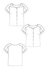 Patron couture chemise Almost - Patron pochette - Maison Fauve