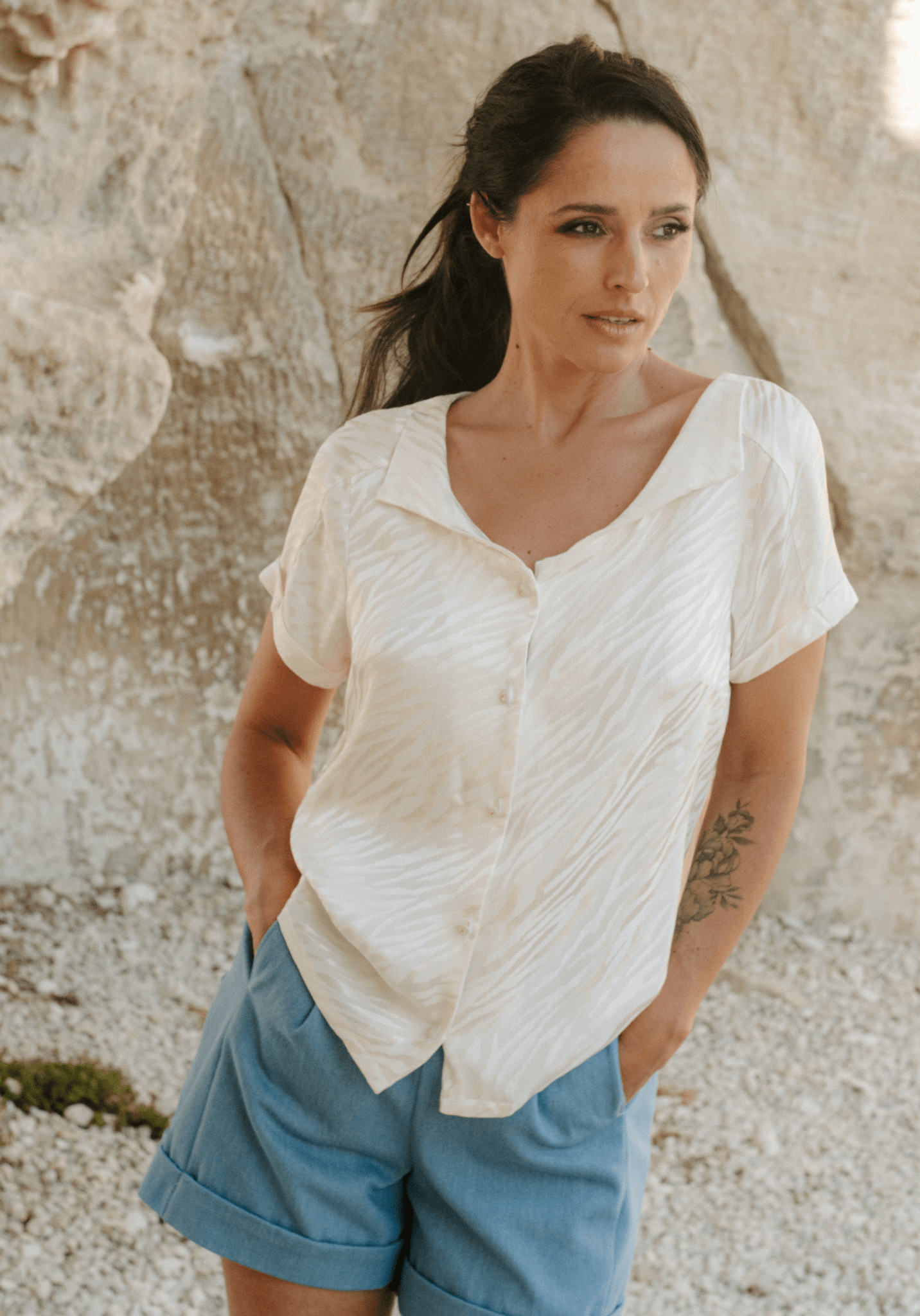 Patron couture chemise Almost - Patron pochette - Maison Fauve