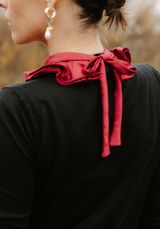 Patron PDF gratuit col Froufrou – Col amovible à volants / PDF (A4, A0, US Letter)