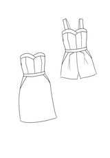 Patron couture combinaison Kika / PDF (A4, A3, A0, US Letter) - Cadres, Calques par Taille, Vidéoprojection - Maison Fauve