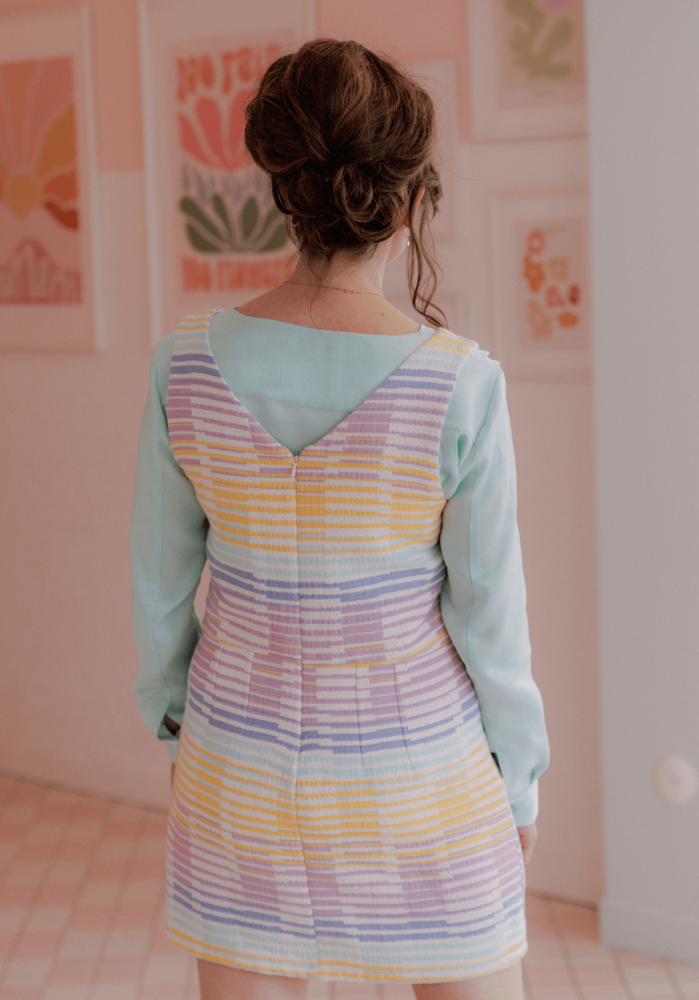 Patron couture combishort, robe Cosmopolitan / PDF (A4, A3, A0, US Letter) - Cadres, Calques par Taille, Vidéoprojection - Maison Fauve